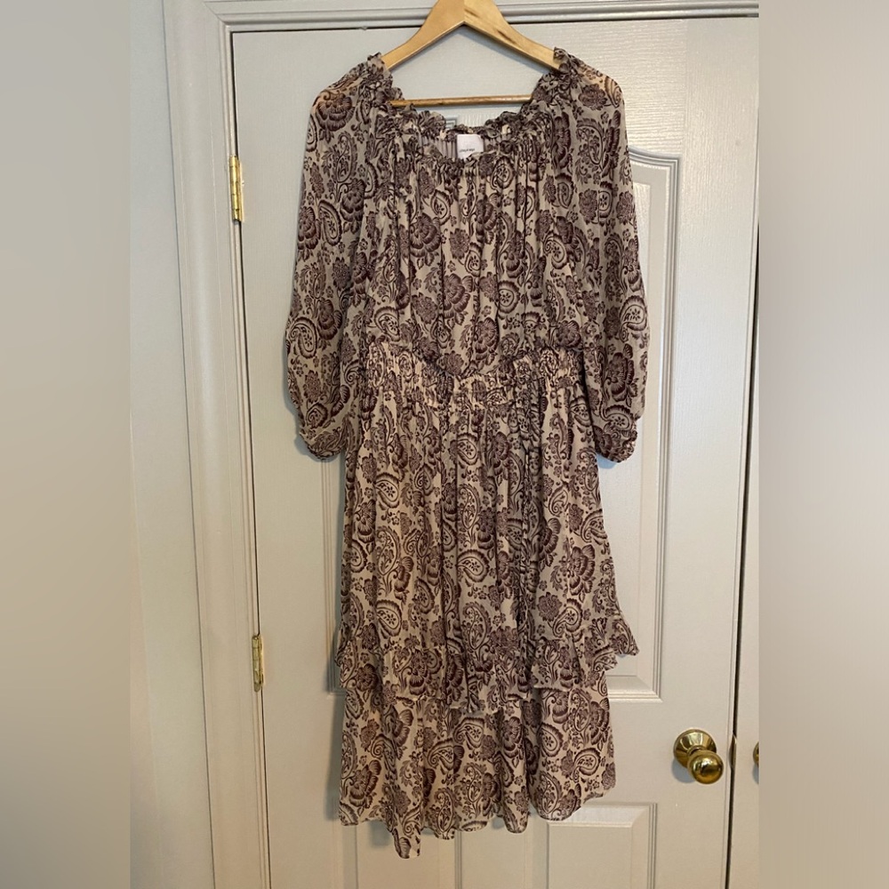 Cinq a Sept midi dress size 12 worn once